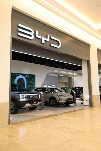 BYD Alghanim showroom at Khairan