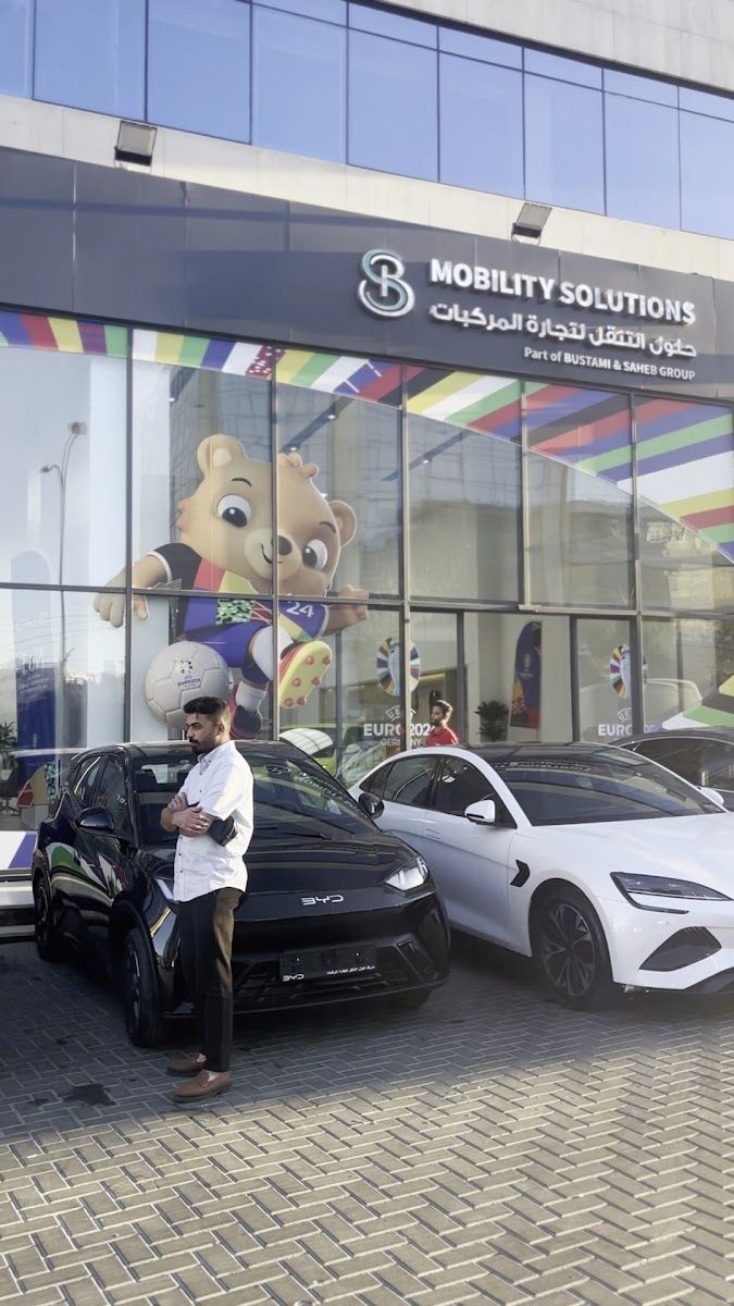 BYD showroom — Bustami & Saheb — Mobility Solutions in Amman