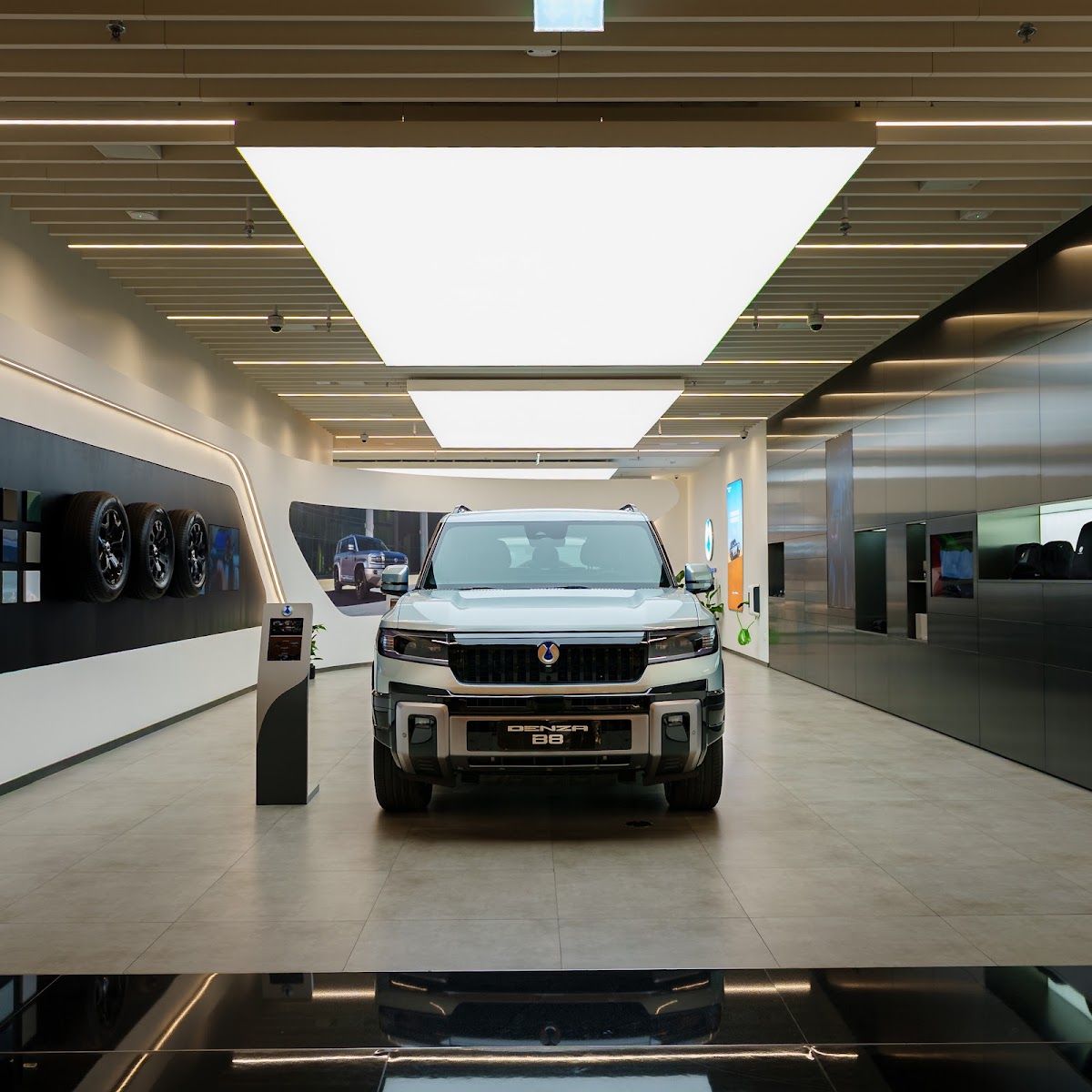 Denza showroom — Al-Futtaim Electric Mobility in Dubai